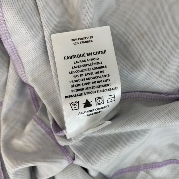 FootJoy FJ Long Sleeve Full-Zip Printed Midlayer Purple Women’s Size Medium NEW - Picture 13 of 16